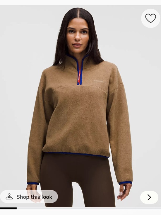lululemon athletica Jackets & Blazers - Lululemon Tumbled Fleece Half-Zip Jacket
Camel Brown Riverside
